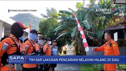 Tim Sar Lakukan Pencarian Nelayan Hilang Di Siau