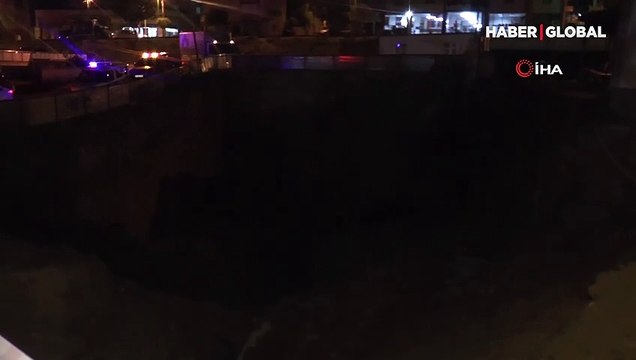 Pendik’te istinat duvarı çöktü, 5 katlı bina tahliye edildi!