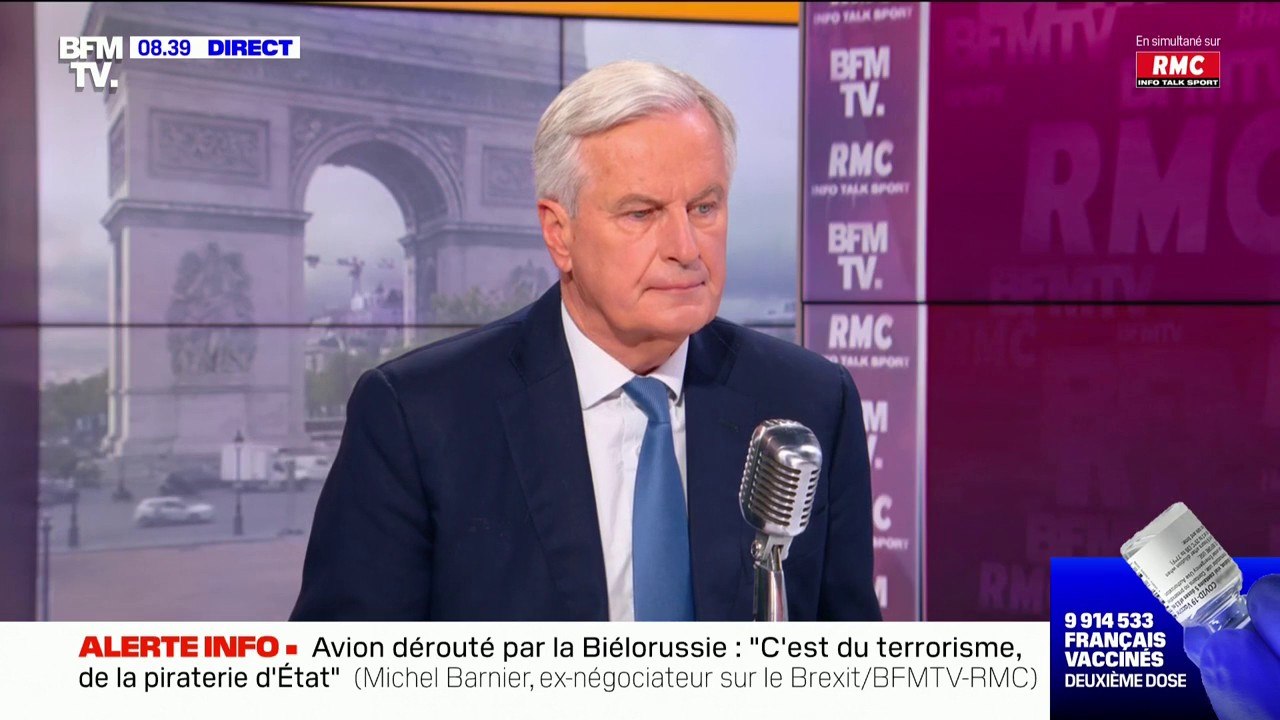 Michel Barnier (LR): "Si la Biélorussie veut retrouver des relations avec ses voisins, elle doit très vite libérer l'opposant politique"
