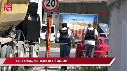 Download Video: Sultangazi'de hareketli anlar... Polis merkezinin yakınında silahlı çatışma