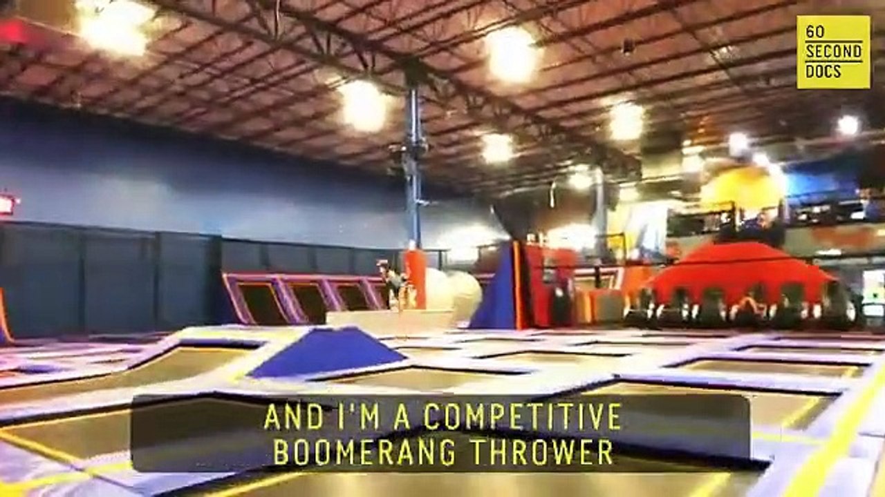 World Champion Boomerang Thrower