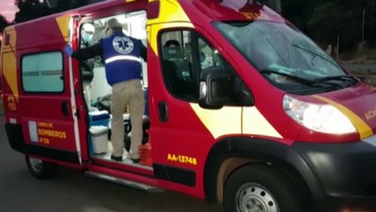 Motociclista fica ferido em acidente de trânsito no Bairro Pioneiros Catarinense