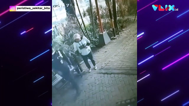 Modus Gendam Wanita Berkerudung Curi Motor Satpam di Cikupa