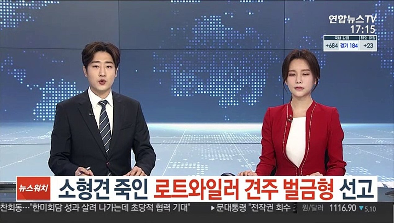 소형견 물어 죽인 로트와일러 견주에 벌금형 선고