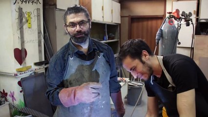 Her atık çöp değil, metali sanata çeviren ‘Demir Adam’