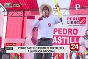 Segunda vuelta: Pedro Castillo realizó mitin en Huycán