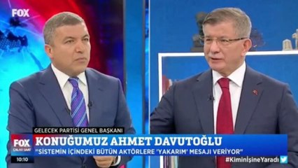 Davutoğlu: Binali Yıldırım, Süleyman Soylu ve Berat Albayrak bana kumpas kurdu