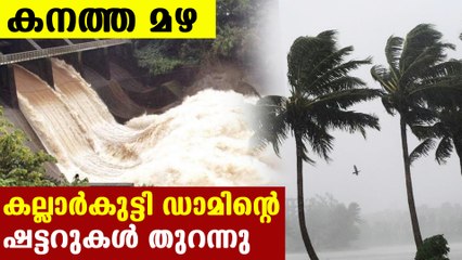 shutter of kallarkutti dam opened due to heavy rain