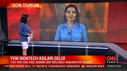 SON DAKİKA: 120 milyon doz BioNTech aşısının ilk sevkiyatı Türkiye'ye geldi