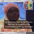 La position ferme du President Macky Sall  sur la question de l'homosexualité au Sénégal