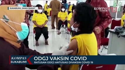 Ratusan ODGJ Antusias Divaksin Covid 19
