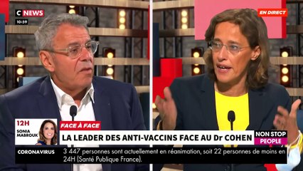 Revoir l’intégralité du face à face très tendu entre le leader des anti-vaccins et le Dr Jean-Michel Cohen ce matin en direct dans "Morandini Live" - VIDEO