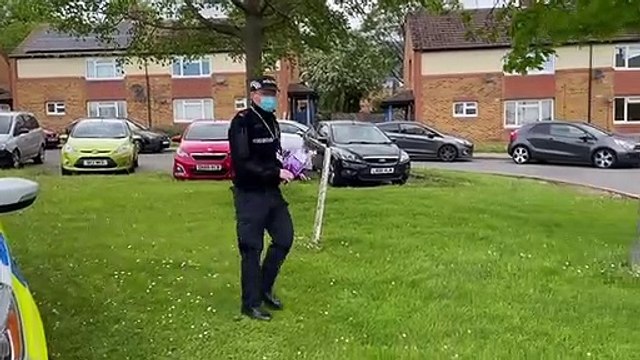 More floral tributes following the murder of Rayon Pennycook in Corby