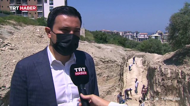 İnşaat kazısından 2 bin yıllık tarihi kanal çıktı
