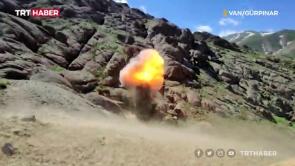 PKK'ya ait sığınak ve mühimmatlar imha edildi