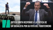 Un socialista critica a Ortega Smith por su famosa foto del todoterreno y su respuesta es poco menos que increíble