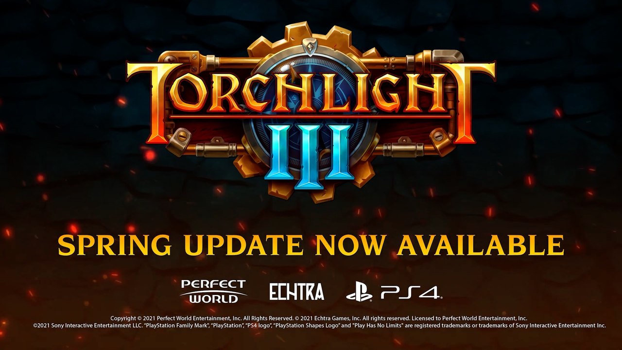Torchlight III - Spring Update Launch Trailer PS4