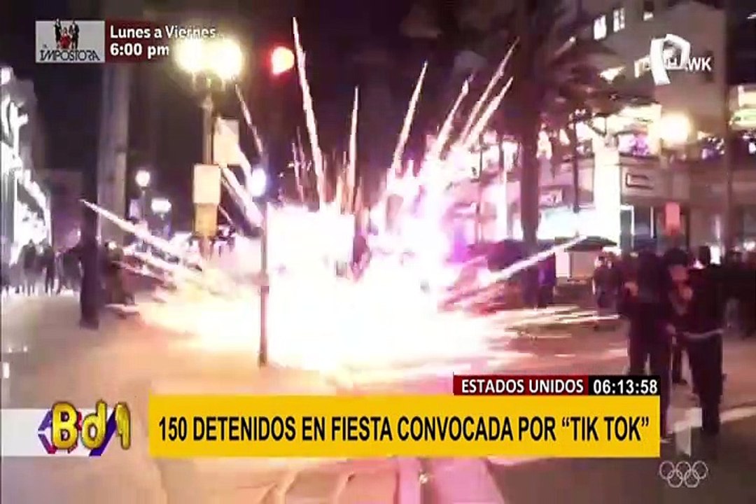 EEUU: detienen a 150 personas en fiesta COVID convocada por Tik Tok