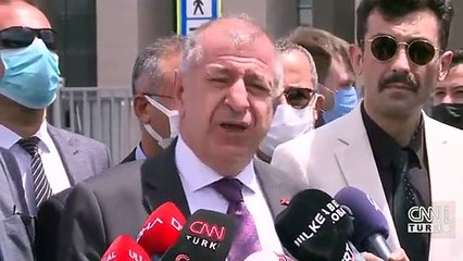 Ümit Özdağ İstanbul Adliyesi'nde