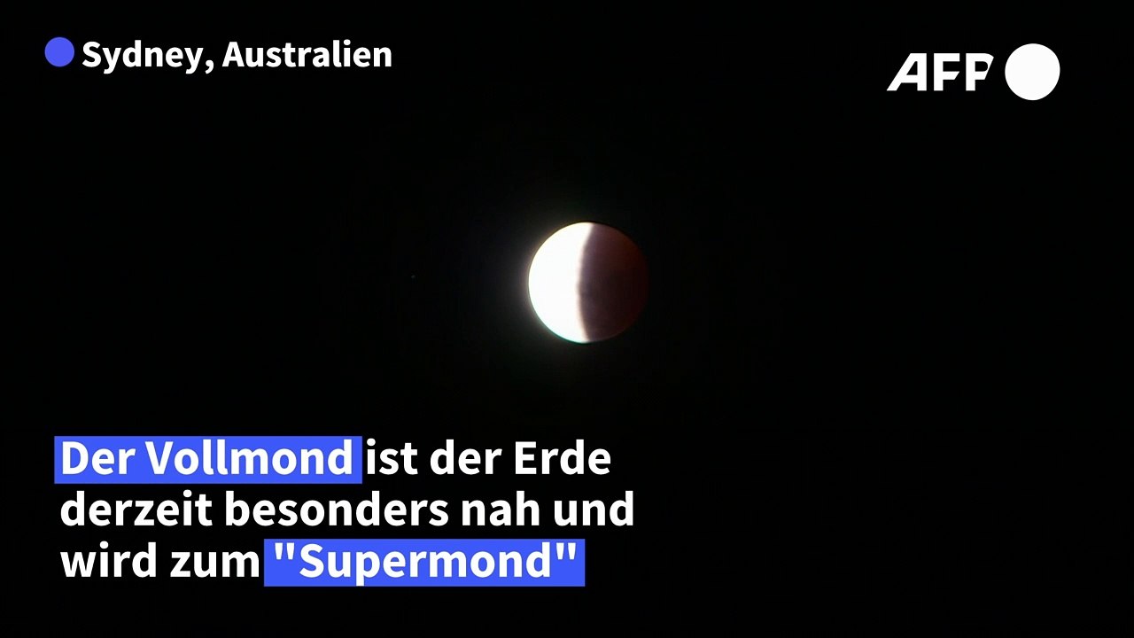 Himmelsspektakel Super-Blutmond