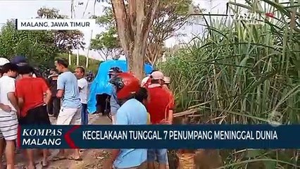 Kecelakaan Tunggal Rombongan Arisan, 7 Orang Meninggal Dunia