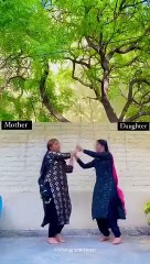 mother dauther cute dance #dailymotion