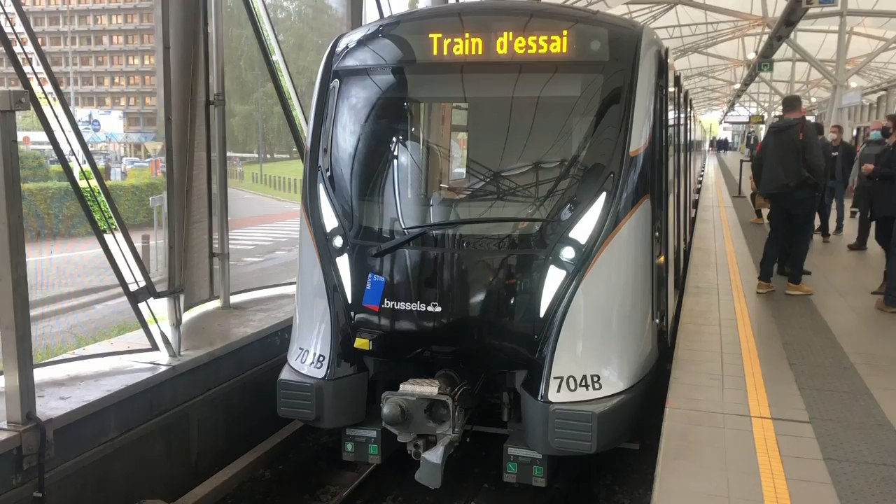 Bruxelles : inauguration du tout premier métro M7