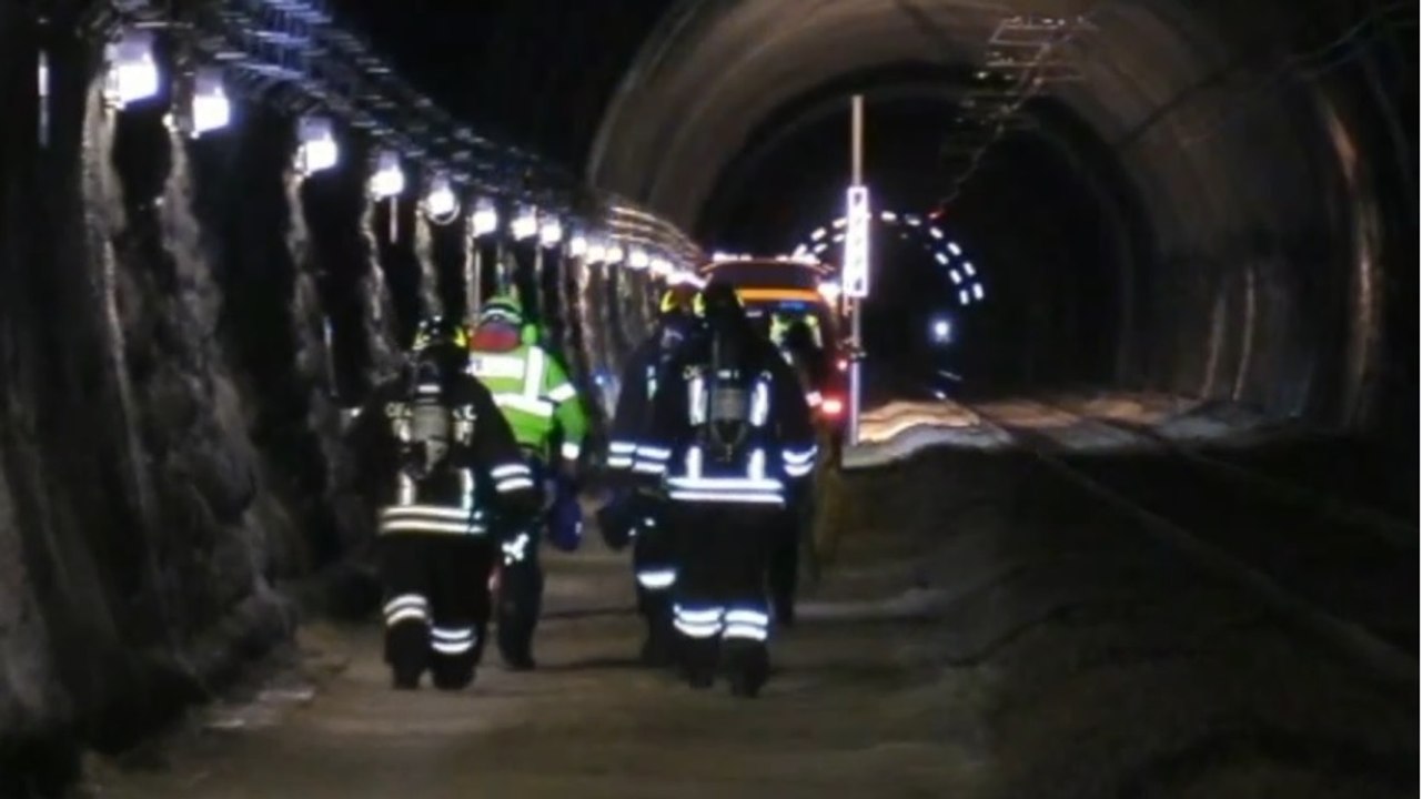 "Incendio in galleria" su linea ferroviaria Con...