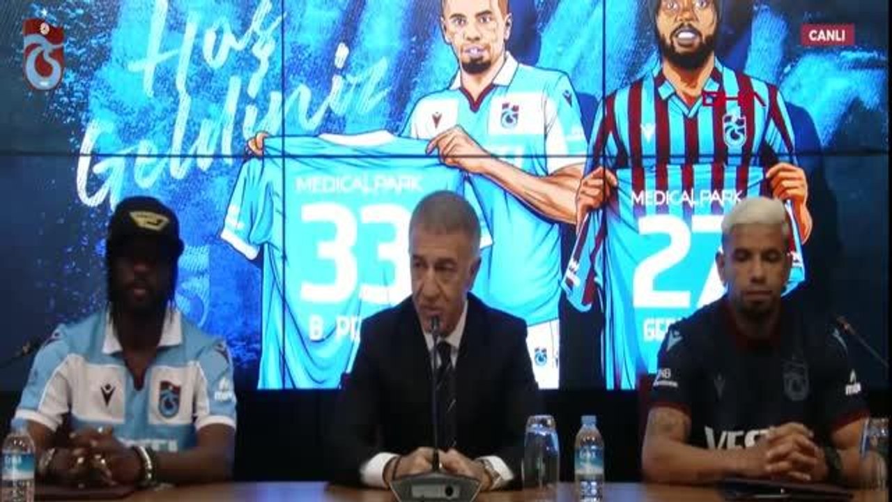 SPOR Trabzonspor'da Gervinho ve Peres için imza töreni düzenlendi