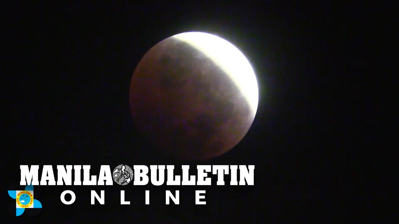 Timelapse of 'blood moon' lunar eclipse in PH