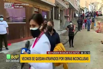 Скачать видео: SJL: mala ejecución de obra de pistas y veredas perjudica a los vecinos