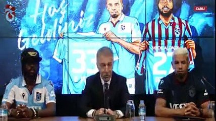 Trabzonspor'da Gervinho ve Peres için imza töreni düzenlendi