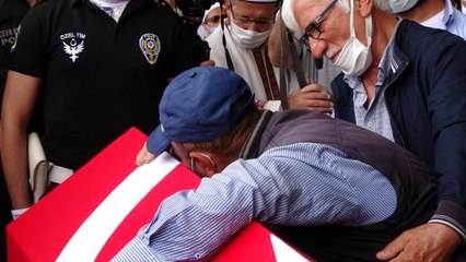 Son dakika haberleri... Şehit polis memuru son yolculuğuna uğurlandı