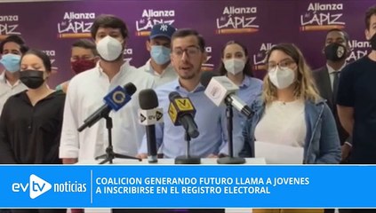COALICIÓN GENERANDO FUTURO LLAMA A JÓVENES A INSCRIBIRSE EN EL REGISTRO ELECTORAL
