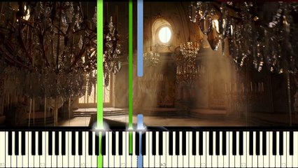 Beauty and the Beast Official Trailer - piano for lefty