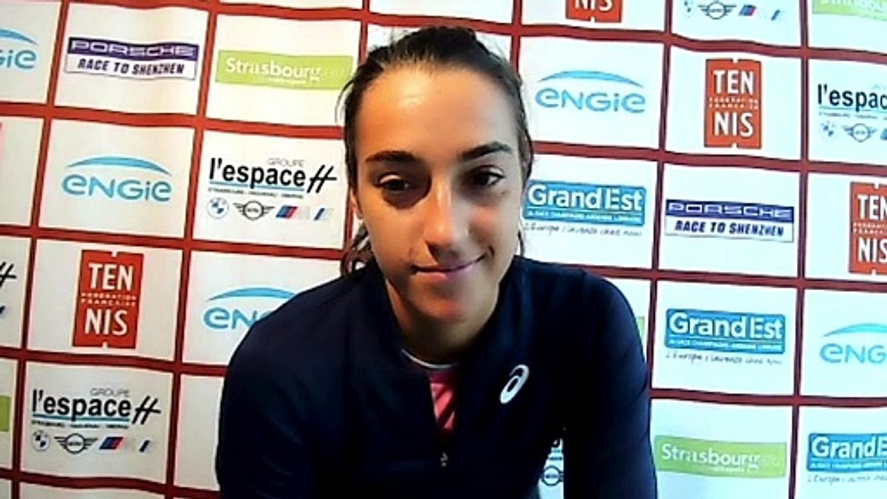 WTA - Stasbourg 2021 - Caroline Garcia : "Ça se passe bien avec Gabi... mais on ne révolutionne pas mon jeu"