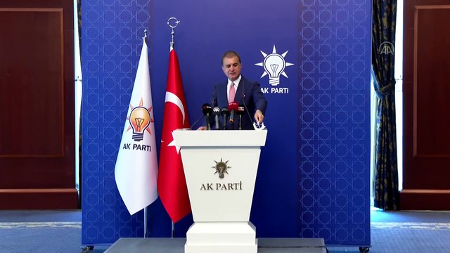 ANKARA - Çelik: 'Suç örgütü mensuplarının referans alanı haline getirilmesi siyasi alanda asla kabul edilmemesi gereken ve asla meşru sayılmayacak bir durumdur'