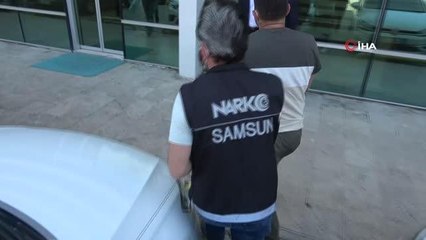 Samsun'da 7 bin 252 uyuşturucu hapla yakalanan 4 kişi adliyeye sevk edildi