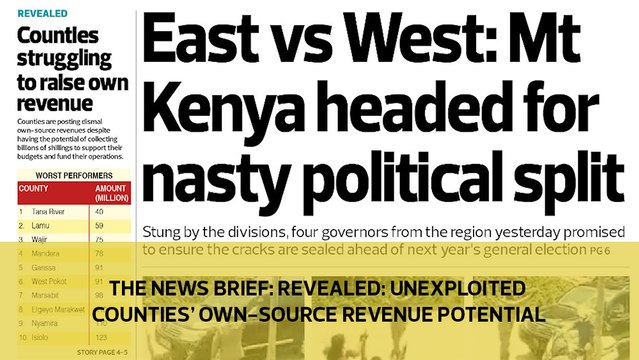 The News Brief: Revealed: Unexploited counties' own-source revenue potential