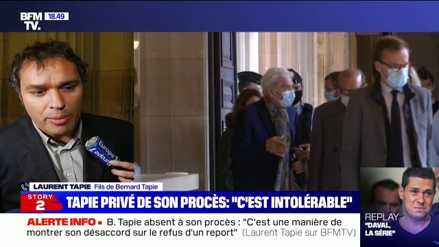 Laurent Tapie sur le procès de Bernard Tapie: On est tous convaincus que ce sont ces ennuis-là qui ont déclenché son cancer