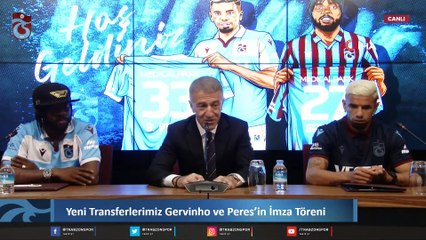 Trabzonspor Gervinho ve Peres ile sözleşme imzaladı -1-