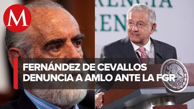 Diego Fernández de Cevallos presenta denuncia contra AMLO ante FGR
