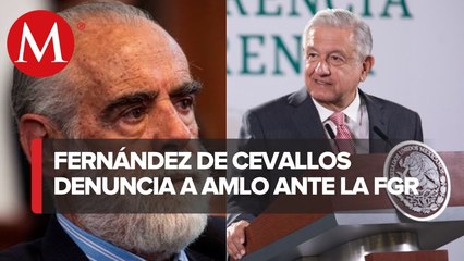 Diego Fernández de Cevallos presenta denuncia contra AMLO ante FGR