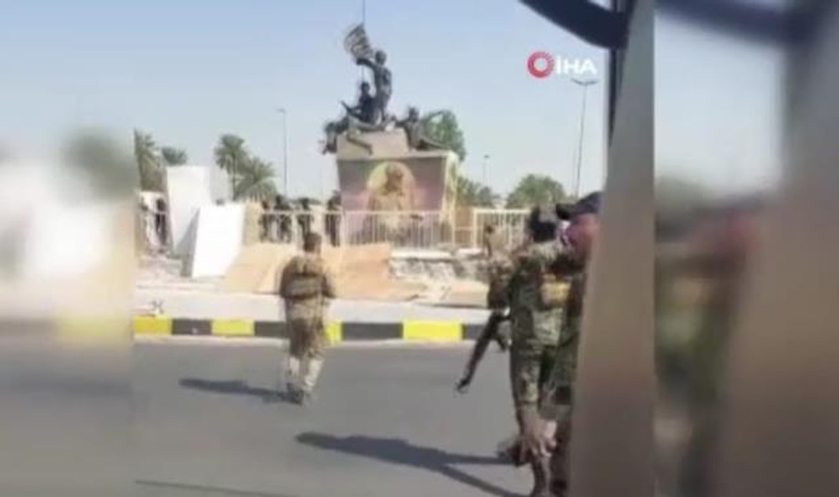 Irak'ta Haşdi Şabi güçleri Yeşil Bölge'yi bastı