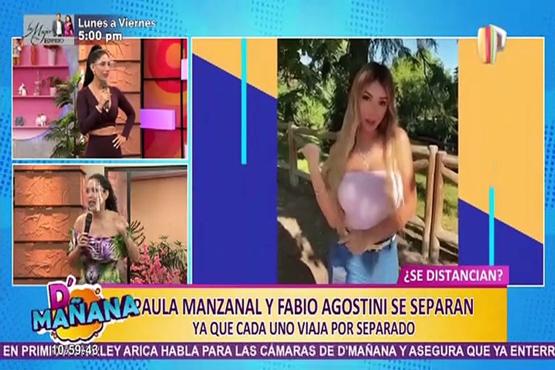 Las Picantitas del Espectáculo: ¿Paula Manzanal y Fabio Agostini se distancian?