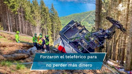 Detienen a 3 personas por caída de teleférico en Italia; sabían de anomalías