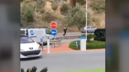 Espectacular persecución en Barcelona a un conductor positivo en consumo de drogas