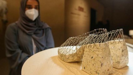 Sneakers with Emirati weave, traditional handicrafts at House of Artisans