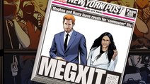 Why Prince Harry and Meghan Markle left the royal family, told as a motion comic