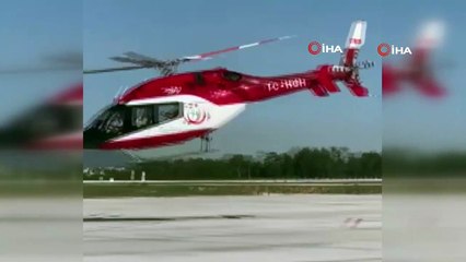 43 gündür korona tedavisi gören Eriş, helikopterle İzmir’e sevk edildi